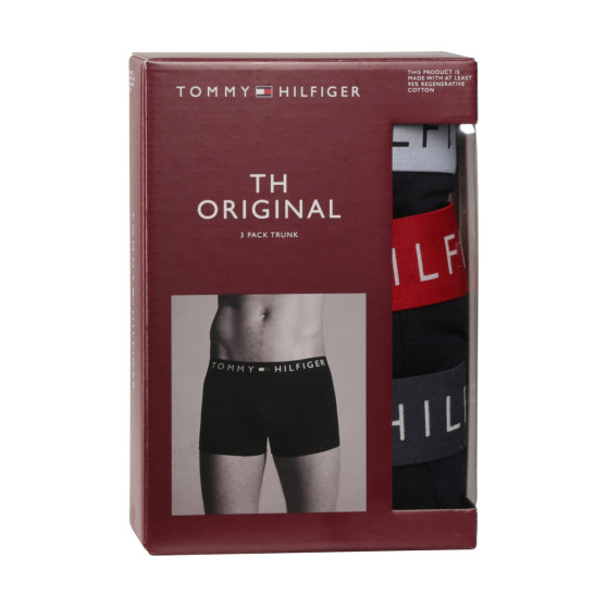 3PACK Boxers homme Tommy Hilfiger bleu foncé (UM0UM03181 0R1)