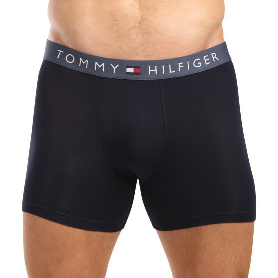 3PACK Boxers homme Tommy Hilfiger bleu foncé (UM0UM03431 0R1)