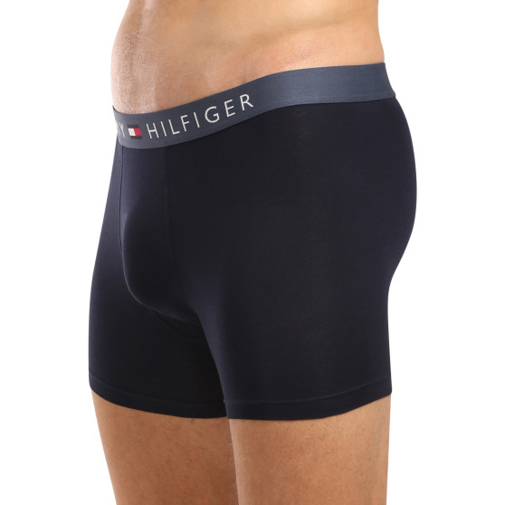 3PACK Boxers homme Tommy Hilfiger bleu foncé (UM0UM03431 0R1)