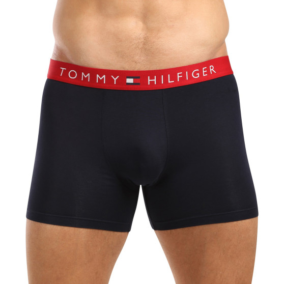 3PACK Boxers homme Tommy Hilfiger bleu foncé (UM0UM03431 0R1)