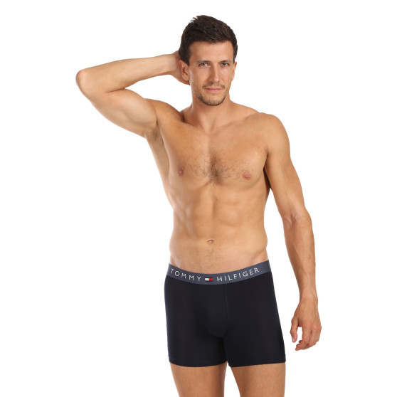 3PACK Boxers homme Tommy Hilfiger bleu foncé (UM0UM03431 0R1)