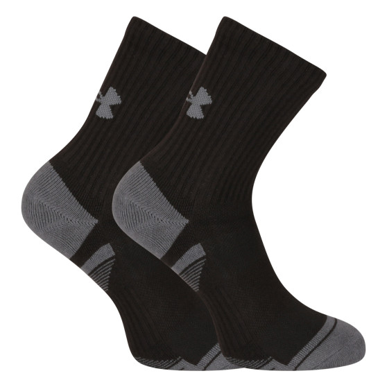 3PACK chaussettes Under Armour noires (1379530 001)