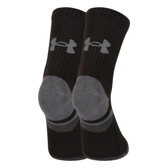 3PACK chaussettes Under Armour noires (1379530 001)