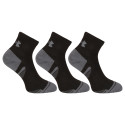 3PACK Under Armour chaussettes noires (1379528 001)