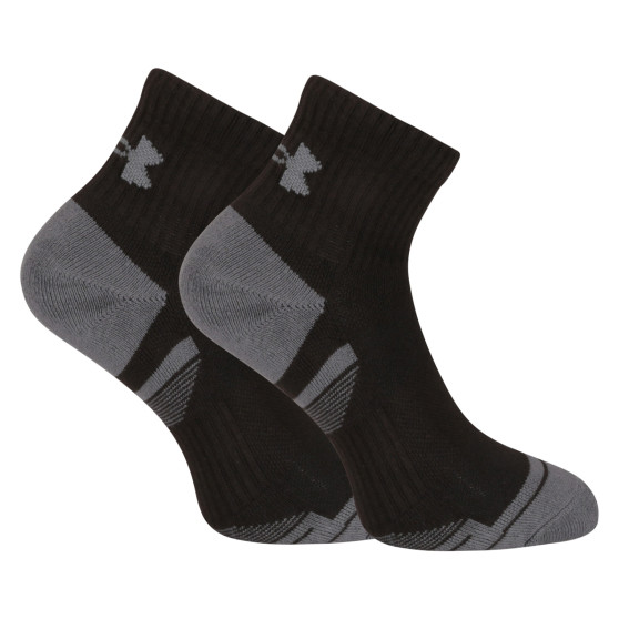 3PACK Under Armour chaussettes noires (1379528 001)