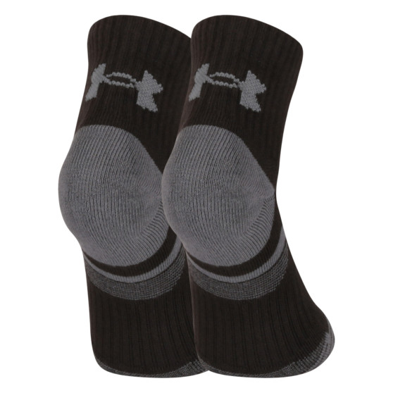 3PACK Under Armour chaussettes noires (1379528 001)