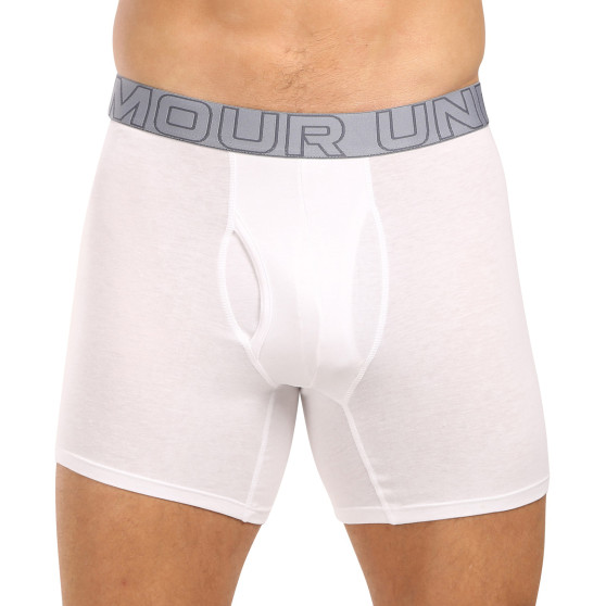 3PACK Boxers homme Under Armour blanc (1383889 100)