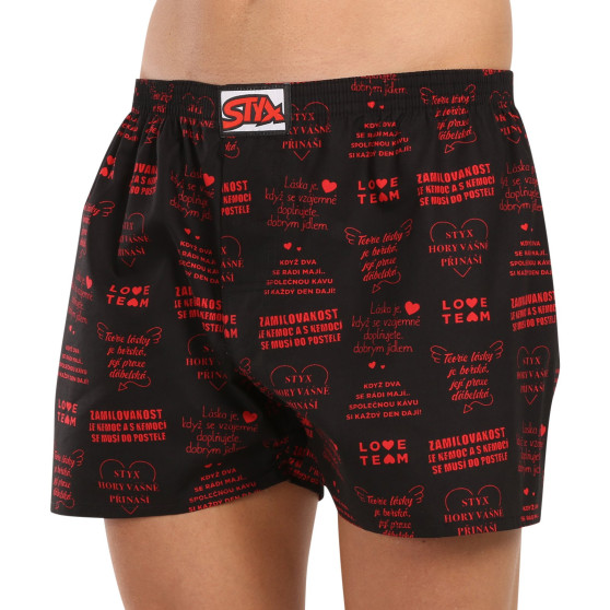 Styx Short homme art classic rubber oversized valentine's day lyrics (E1757)