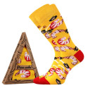 Chaussettes Lonka hautes multicolores (Pizza-seafood)