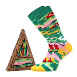 Chaussettes Lonka hautes multicolores (Pizza-italian)