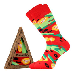 Chaussettes Lonka hautes multicolores (Pizza-margherita)