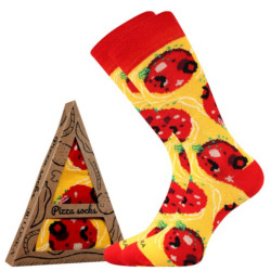 Chaussettes Lonka hautes multicolores (Pizza-pepperoni)