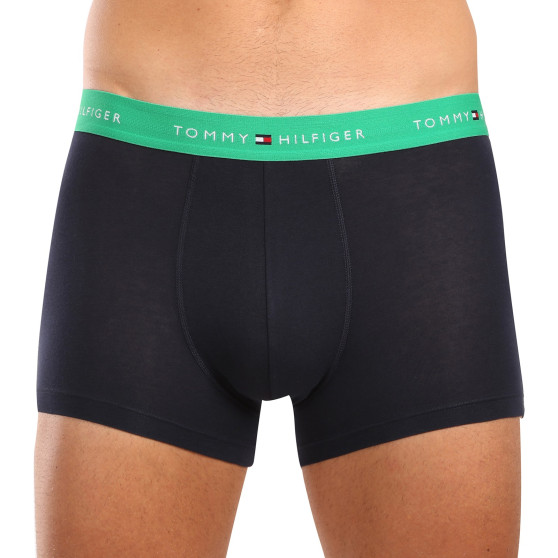 3PACK Boxers homme Tommy Hilfiger bleu foncé (UM0UM02763 0T3)