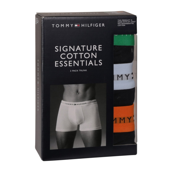 3PACK Boxers homme Tommy Hilfiger bleu foncé (UM0UM02763 0T3)