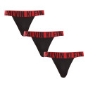 3PACK jockstraps pour hommes Calvin Klein noir (NB3606A-Q5X)