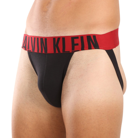 3PACK jockstraps pour hommes Calvin Klein noir (NB3606A-Q5X)