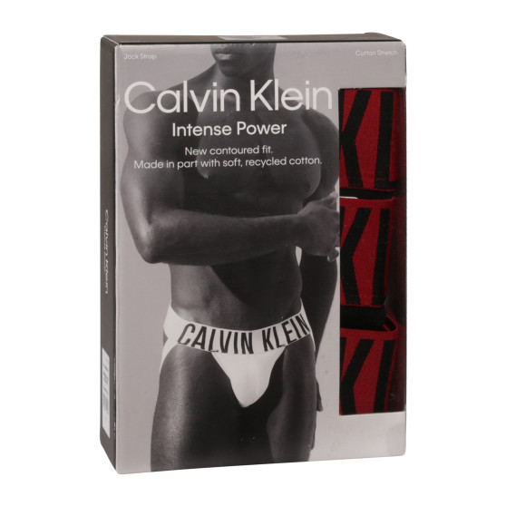 3PACK jockstraps pour hommes Calvin Klein noir (NB3606A-Q5X)