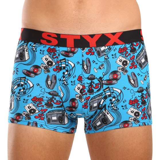 3PACK Boxers homme Styx art sports rubber multicolour (3G15780)