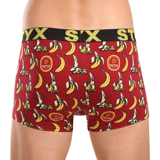 3PACK Boxers homme Styx art sports rubber multicolour (3G13198)