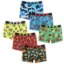 6PACK Boxers homme Styx art sports rubber multicolour (6G13198780)