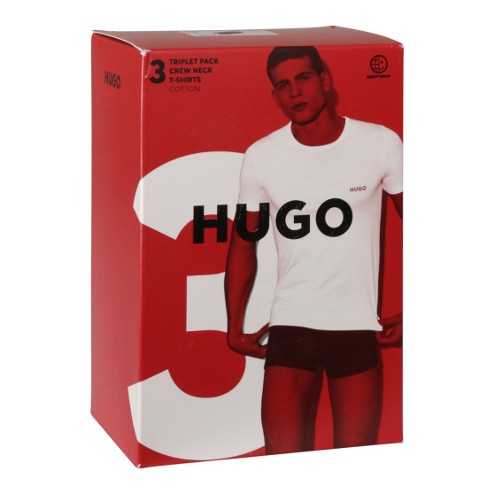 3PACK t-shirt hommes HUGO multicolore (50480088 966)