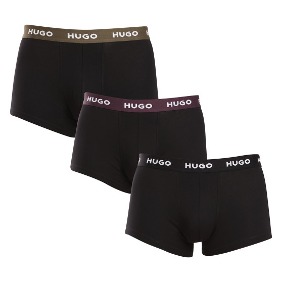 3PACK Boxers homme HUGO noir (50517878 988)