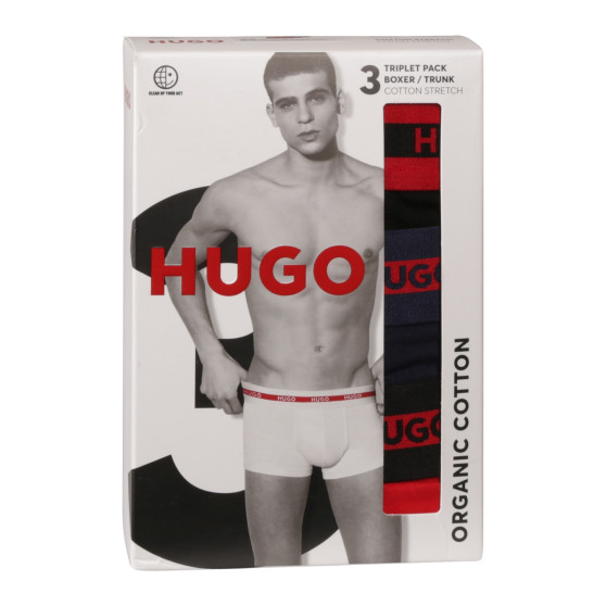 3PACK Boxers homme HUGO multicolore (50517883 960)