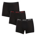 3PACK Boxers homme HUGO noir (50517886 991)