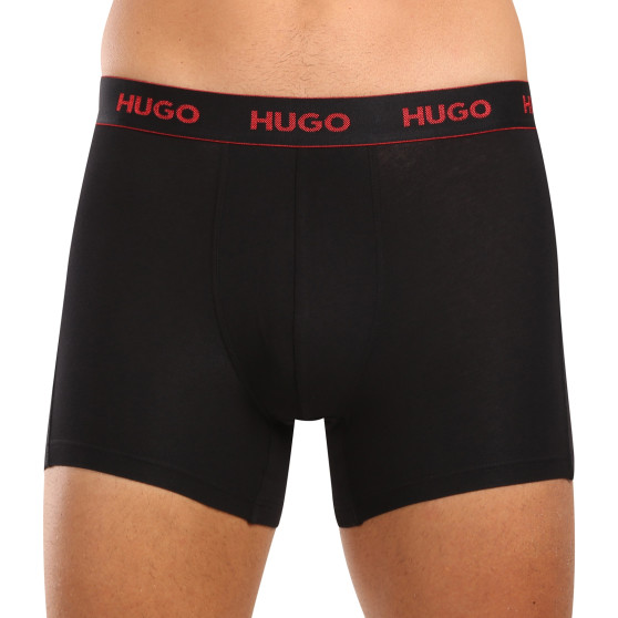 3PACK Boxers homme HUGO noir (50517886 991)