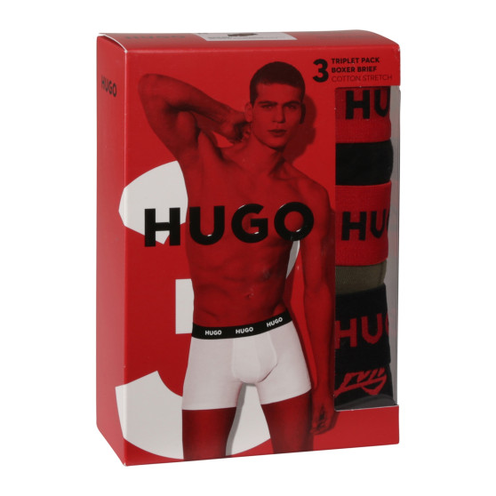 3PACK Boxers homme HUGO multicolore (50517887 984)