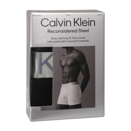 3PACK Boxers homme Calvin Klein noir (NB3131A-PZE)