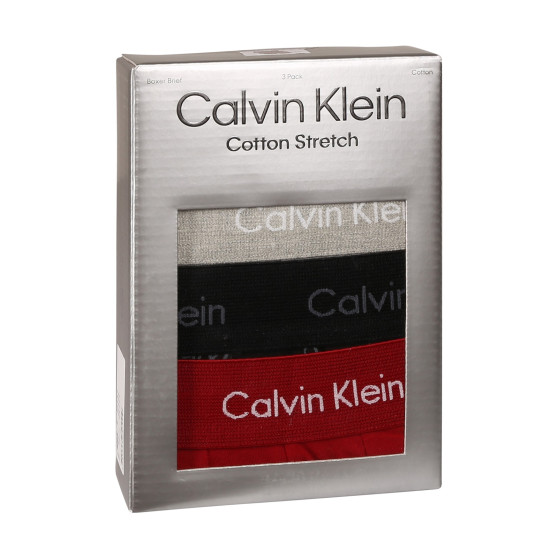 3PACK Boxers homme Calvin Klein multicolore (NB3057A-QYP)