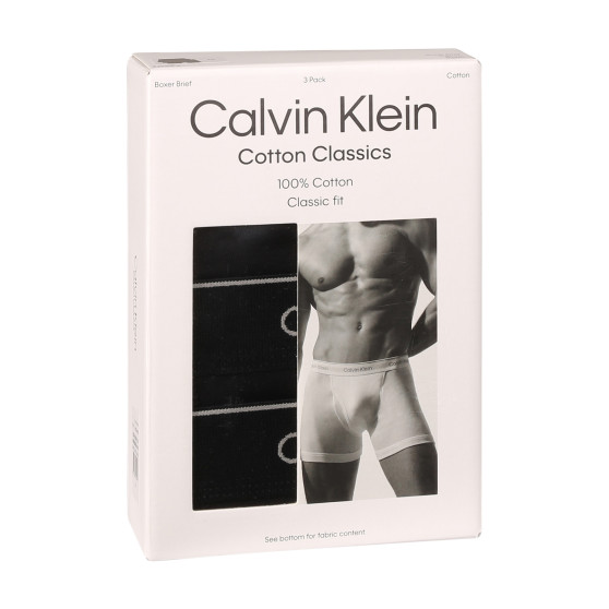 3PACK Boxers homme Calvin Klein noir (NB4003A-001)