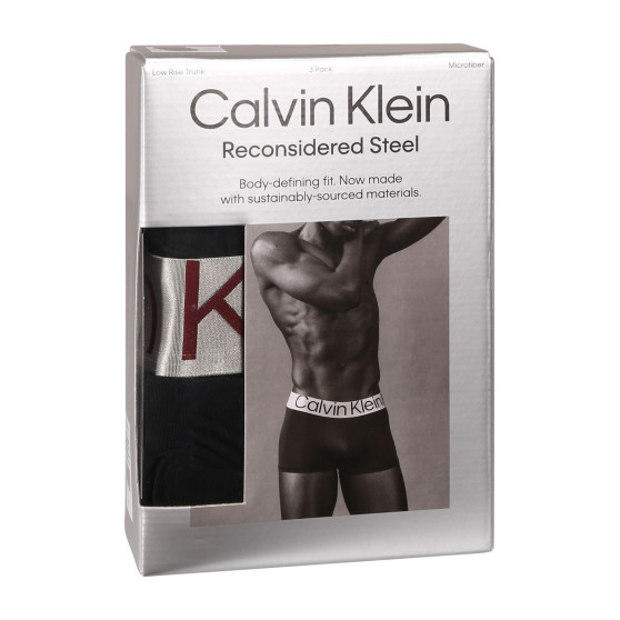 3PACK Boxers homme Calvin Klein noir (NB3074A-Q09)