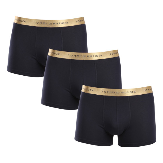 3PACK Boxers homme Tommy Hilfiger bleu foncé (UM0UM03411 0TU)