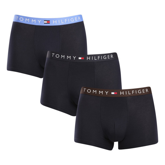 3PACK Boxers homme Tommy Hilfiger bleu foncé (UM0UM03181 0X0)