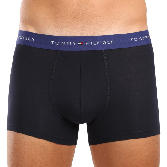 3PACK Boxers homme Tommy Hilfiger bleu foncé (UM0UM02763 0WN)