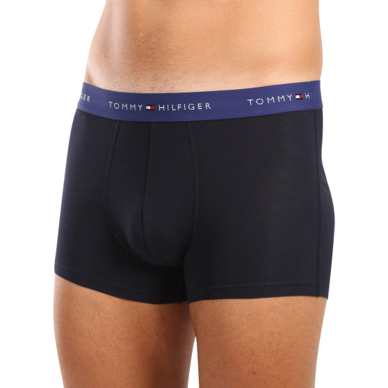 3PACK Boxers homme Tommy Hilfiger bleu foncé (UM0UM02763 0WN)