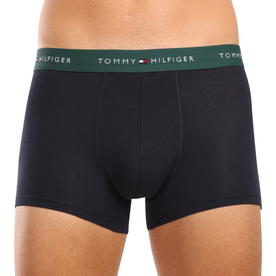 3PACK Boxers homme Tommy Hilfiger bleu foncé (UM0UM02763 0WN)