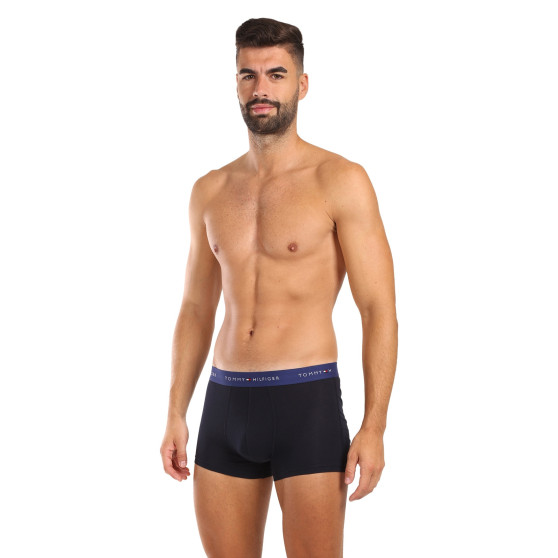 3PACK Boxers homme Tommy Hilfiger bleu foncé (UM0UM02763 0WN)