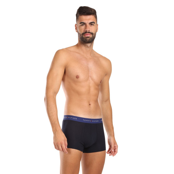 3PACK Boxers homme Tommy Hilfiger bleu foncé (UM0UM02763 0WN)